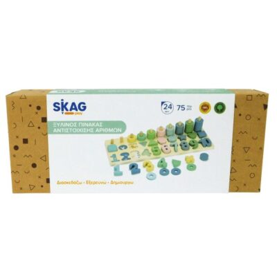 SKAG ΞΥΛΙΝΟΣ ΠΙΝΑΚΑΣ ΑΝΤΙΣΤΟΙΧΙΣΗΣ ΑΡΙΘΜΩΝ