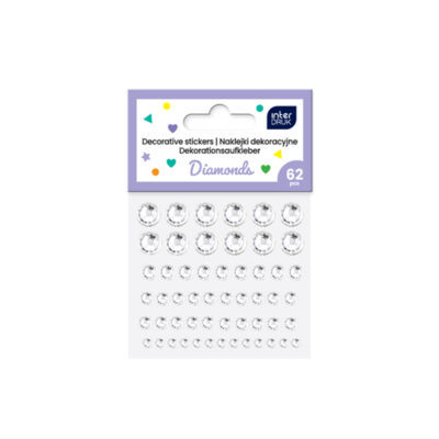 ΑΥΤΟΚΟΛΛΗΤΑ INTERDRUK 378262 DIAMONDS 62pcs