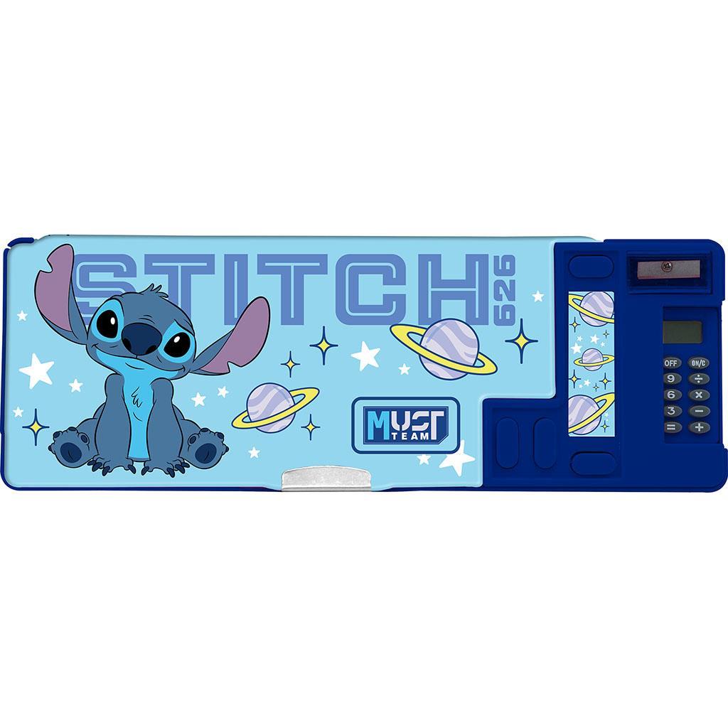 Κασετίνα Disney Stitch Blue Must Team με Μαγνητικό Κούμπωμα 26x9x3,2 εκ.